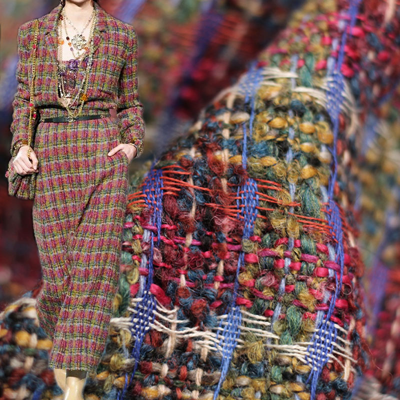 Красная/зеленая решетчатая шер – обзор и цена Sewing Tweed