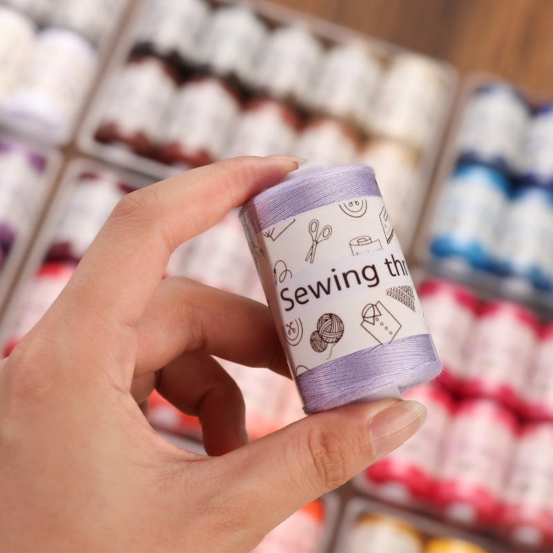 Набор разноцветных швейных нит – обзор и цена Sewing Thread Production