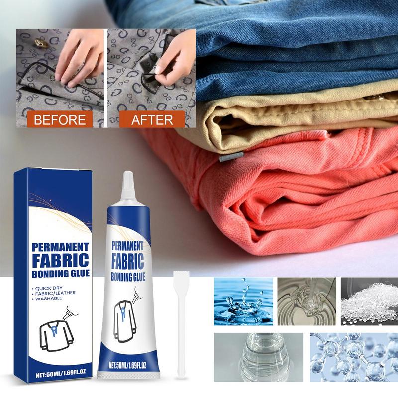 60 мл прозрачный клей для ткан – обзор и цена Fabric Glue Bond