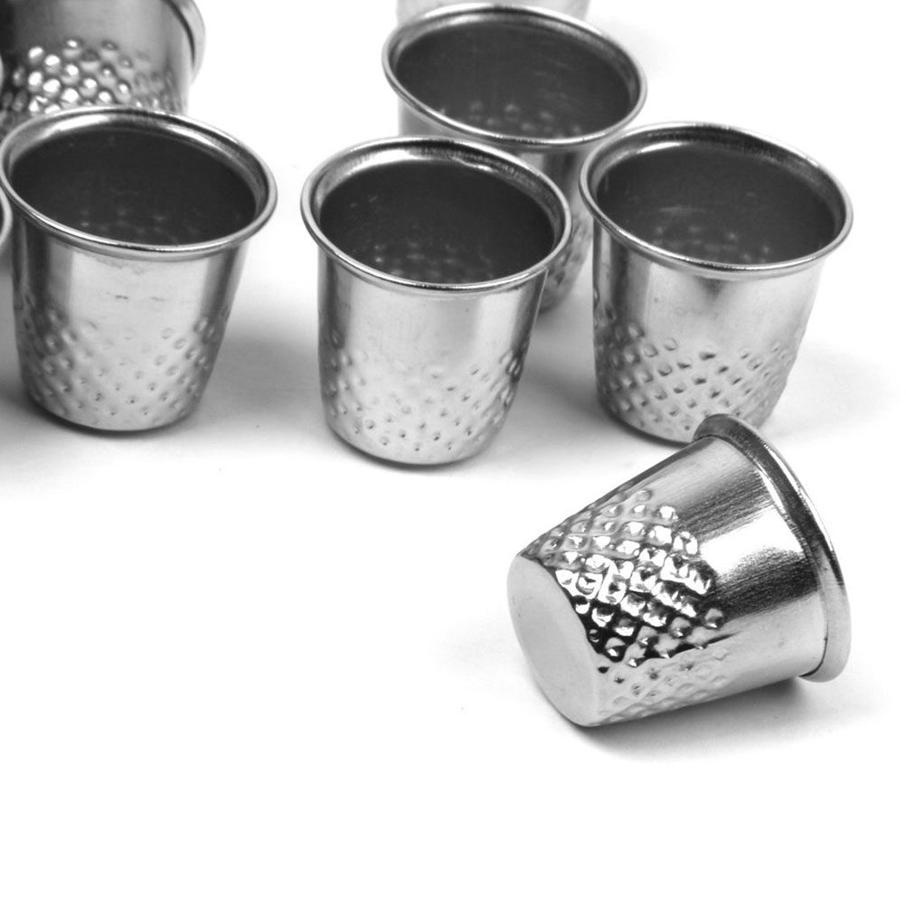 10 шт. серебристых металлическ – обзор и цена Sewing Thimble Metal