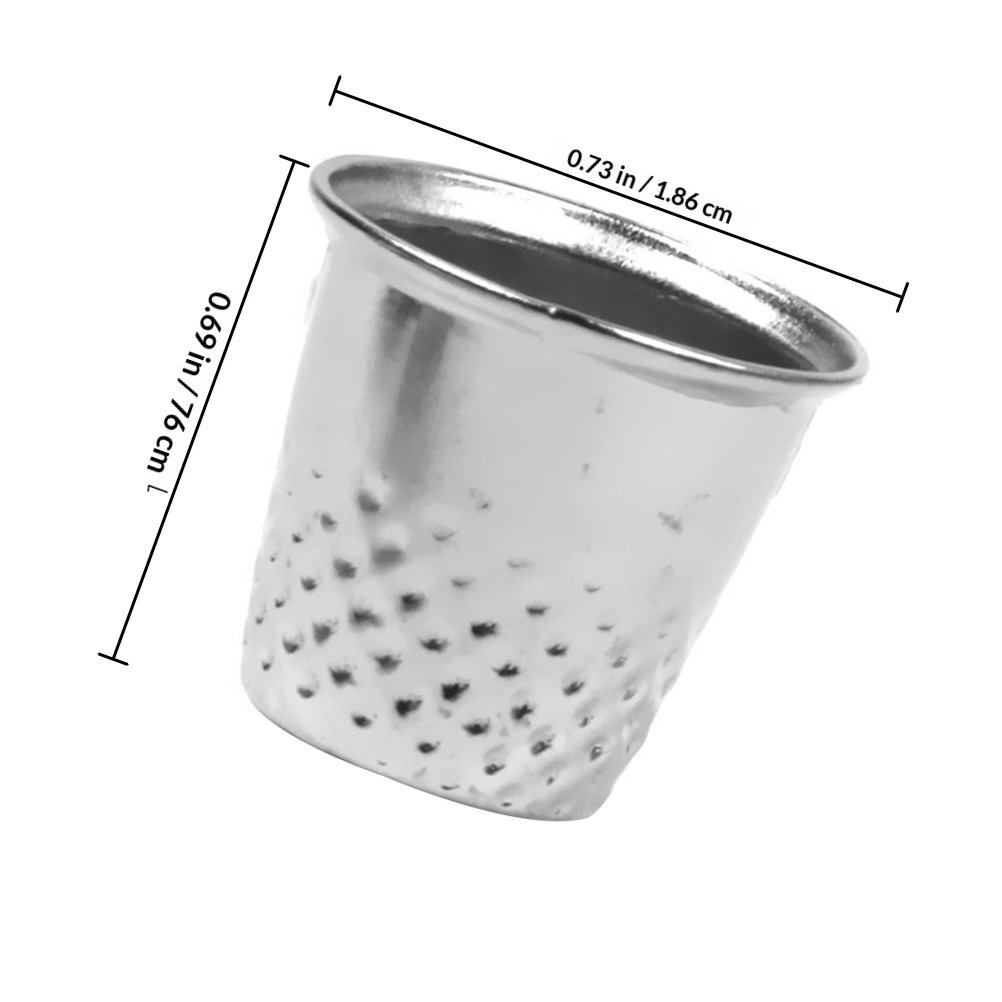 10 шт. серебристых металлическ – обзор и цена Sewing Thimble Metal